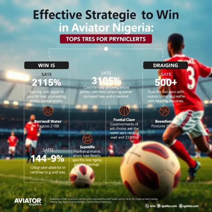 Graphic illustrating strategies and tips for maximizing wins in Aviator Nigeria
