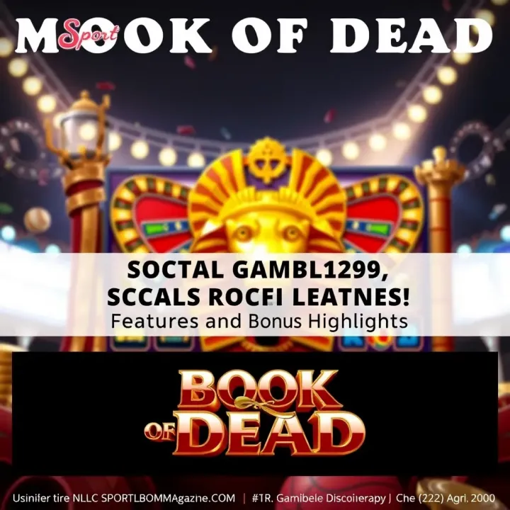 Book of Dead Slot Features and Bonus Highlights Visual highlighting key features and bonus rounds in the Book of Dead slot