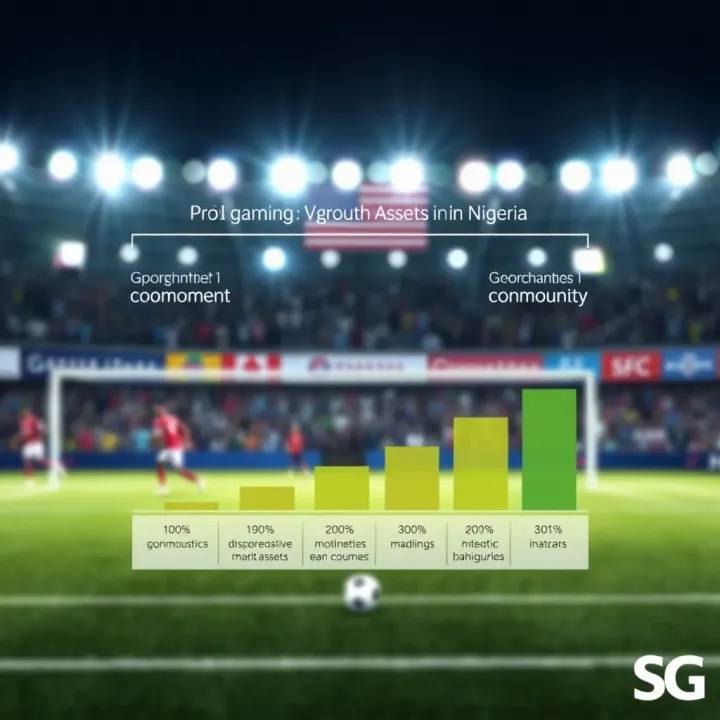 Diagram depicting growth and valuation metrics for MSport assets in a Nigerian business context