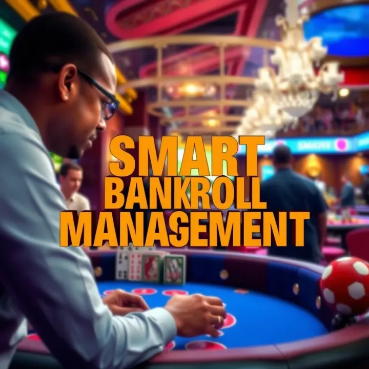 Smart Bankroll Management for MSport Baccarat Success Graphic illustrating bankroll management strategy and tips for effective betting on MSport baccarat
