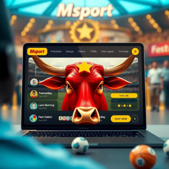 Msport Fortune Ox Online Lottery Platform Overview Digital interface showcasing online lottery platform features with secure payment options