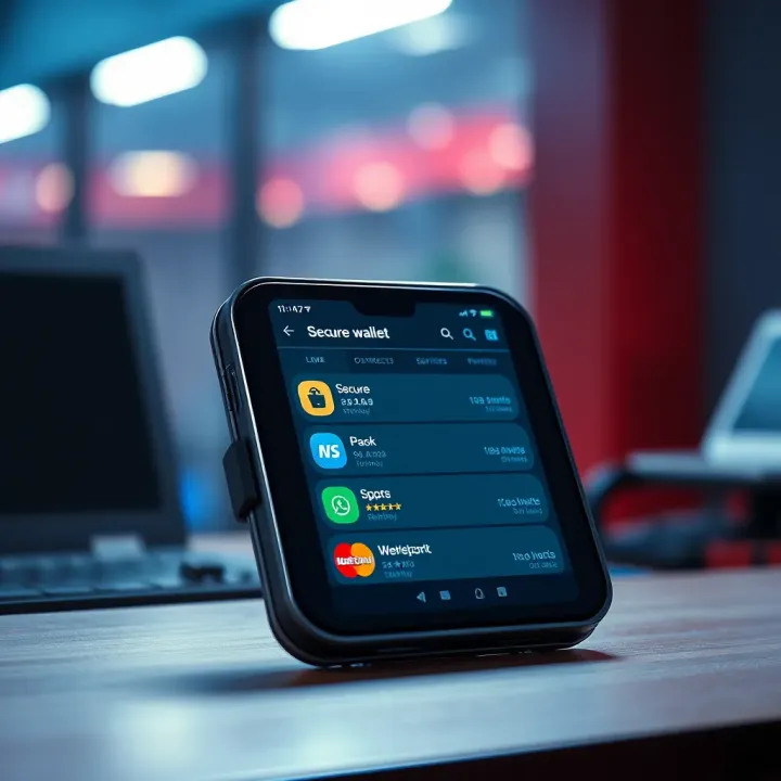 Digital wallet displaying secure payment options for Nigerian online gaming transactions