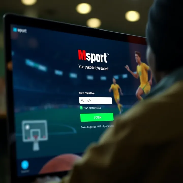 User entering login credentials on a secure digital platform