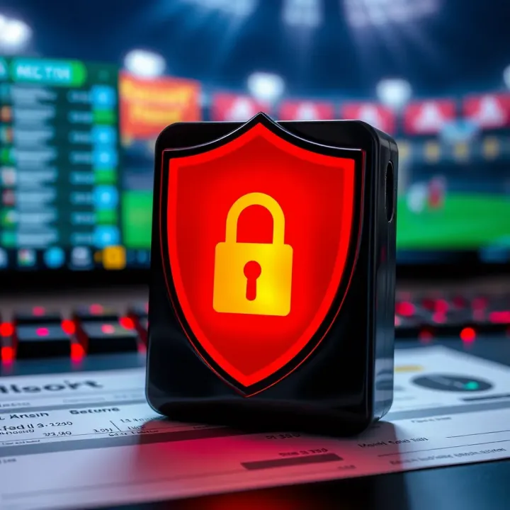 Secure online betting transaction on MSport showing security shield and betting slip