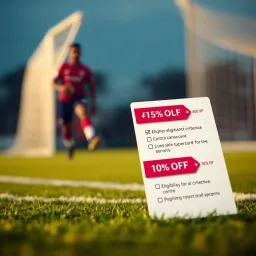 Eligibility and Discounts for Msport Promo Code Graphic depicting a checklist with eligibility criteria and discount tags