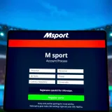 User interface displaying the Msport registration form with fields for personal information