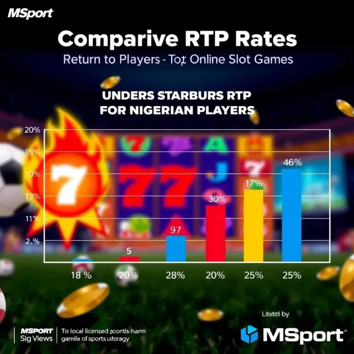 Comparative RTP Rates for Top Online Slot Games Graph showing comparison of Return to Player percentages for popular online slots