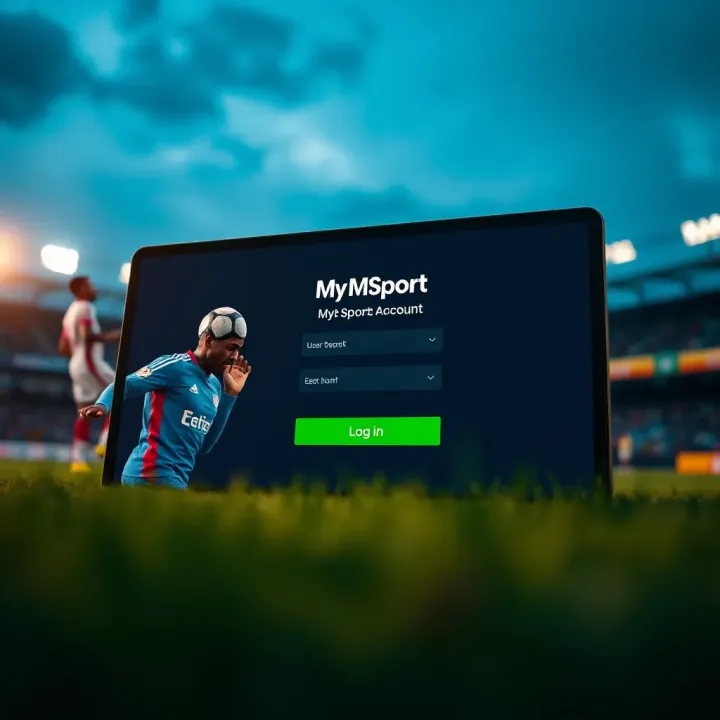 User interface showing login screen for My MSport betting platform in Nigeria