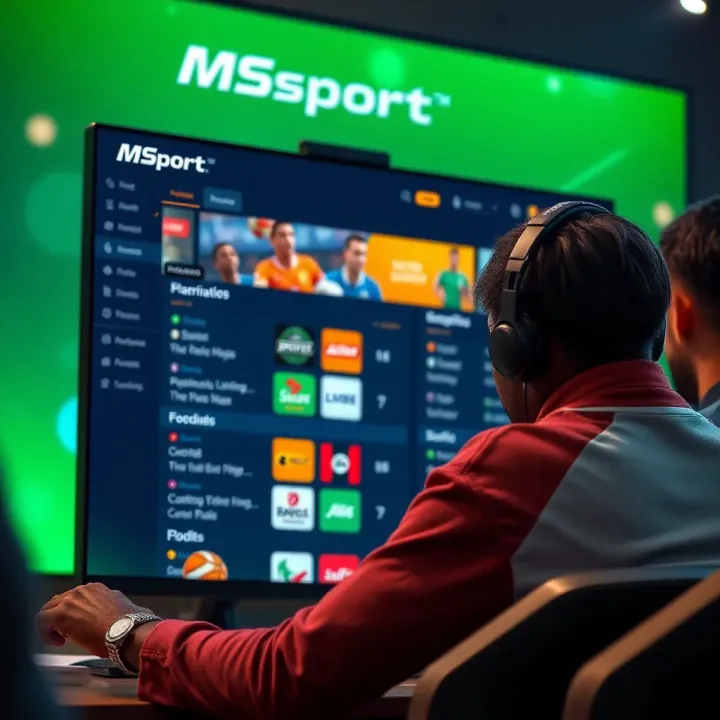 Exploring MSport Services and Features Effectively Navigating MSport platform interface displaying various sports betting options and features