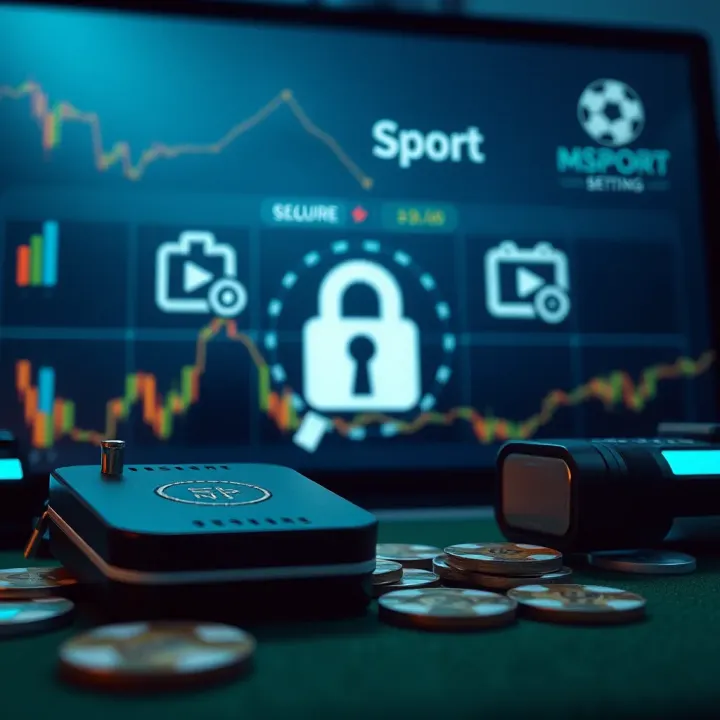 Visual representation of secure online betting with Nigerian currency and digital security icons