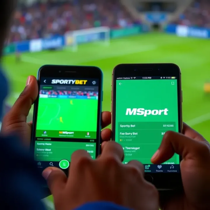 Comparison of SportyBet and MSport sports betting platforms on mobile devices