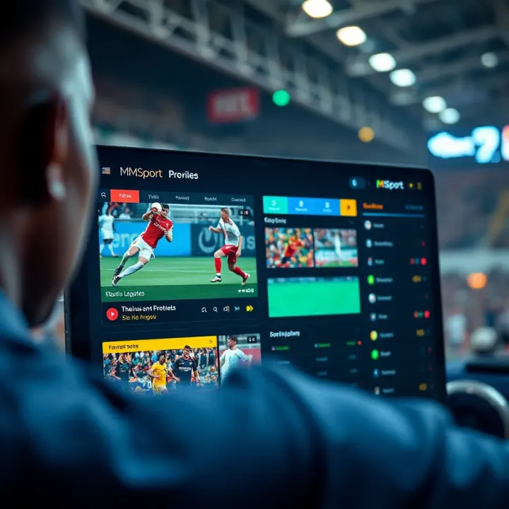 Real-Time Sports Updates and Localized Content on M Msport Dashboard view showcasing real-time sports updates and localized content tailored for Nigerian sports fans