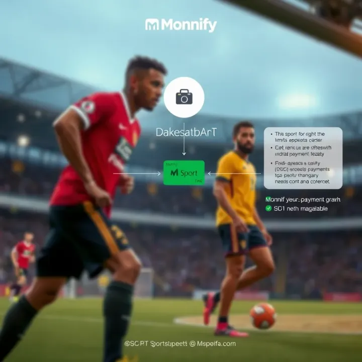Diagram illustrating the Monnify payment gateway integration with MSport platform