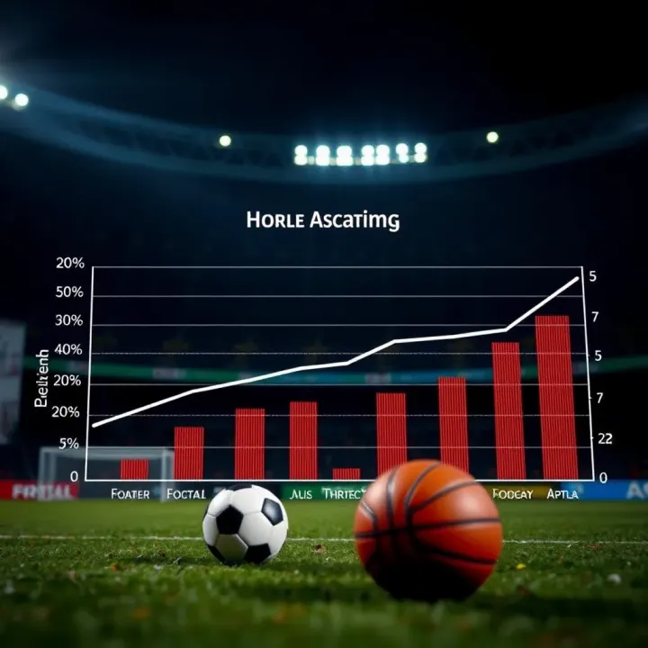 Graph depicting football teams' recent performance trends and form leading into match weekend